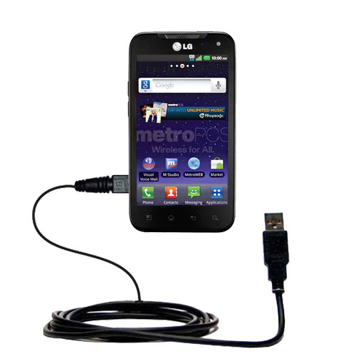 USB Cable compatible with the LG Connect 4G / MS840