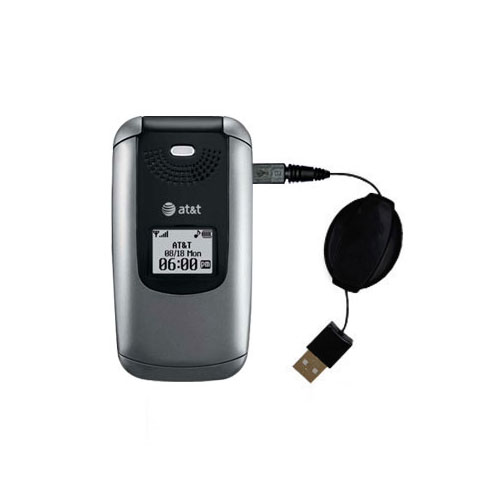 Retractable USB Power Port Ready charger cable designed for the LG CP150 and uses TipExchange