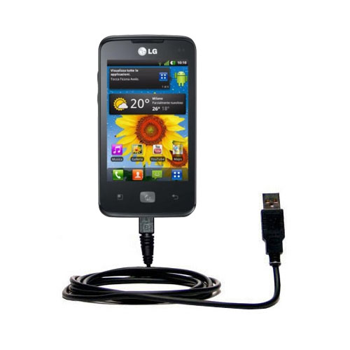 USB Cable compatible with the LG Optimus Hub