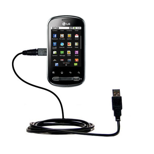 USB Cable compatible with the LG Optimus Me P350