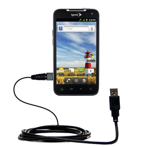 USB Cable compatible with the LG Viper 4G / LS840
