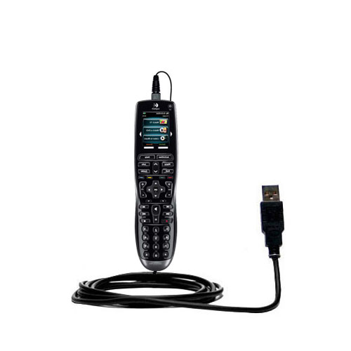 Classic Straight USB Cable suitable for the Logitech Harmony 900 with Power Hot Sync and Charge Capabilities - Uses Gomadic TipExchange Technology