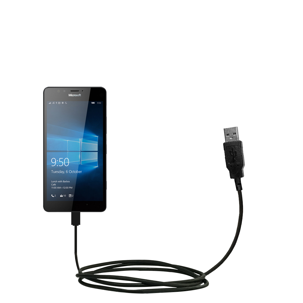 USB Cable compatible with the Microsoft Lumia 950