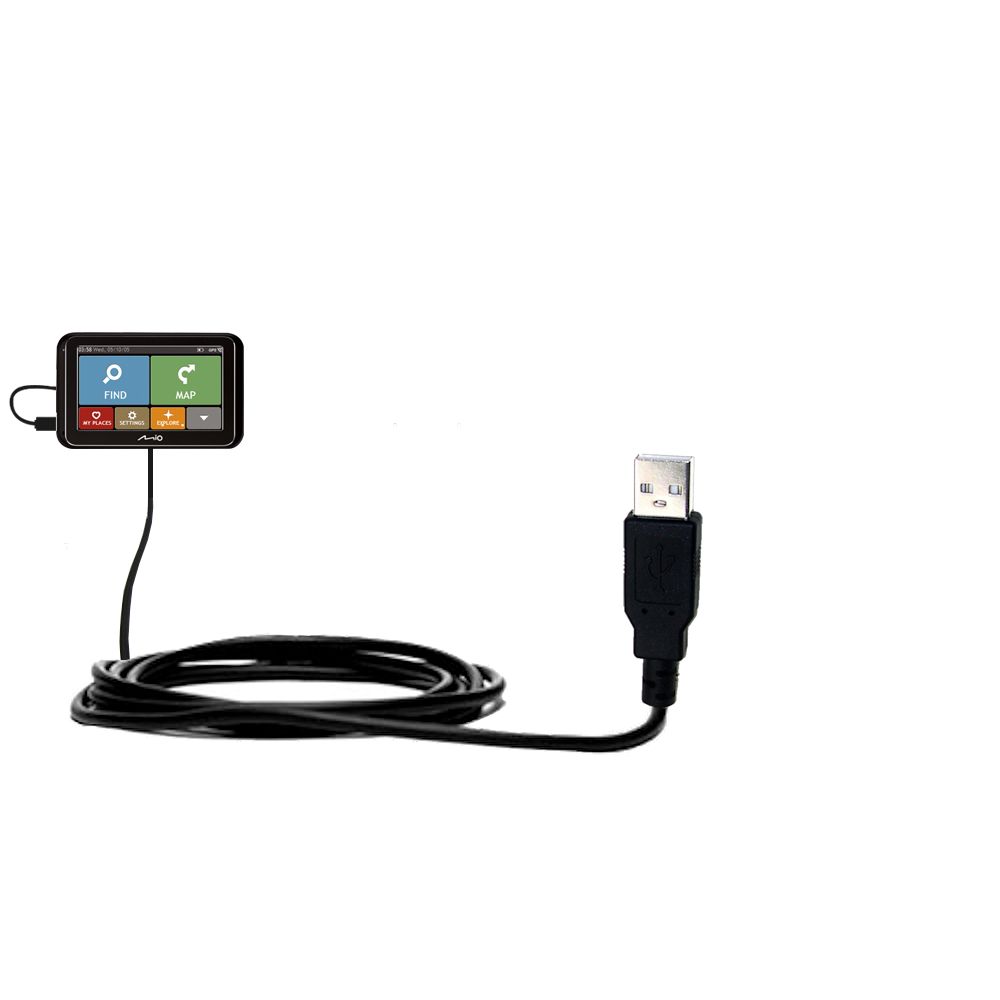 USB Cable compatible with the Mio Spirit 4800