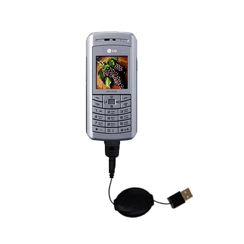 Retractable USB Power Port Ready charger cable designed for the Mio 8380 8390 8870 MiTAC and uses TipExchange