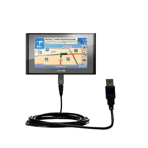 USB Cable compatible with the Mio Moov 560