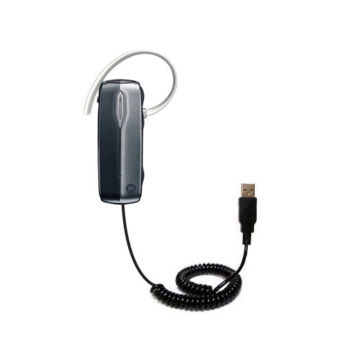 Coiled USB Cable compatible with the Motorola CommandOne