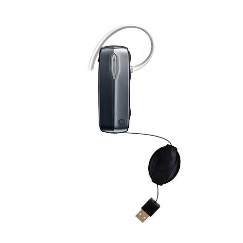 Retractable USB Power Port Ready charger cable designed for the Motorola CommandOne and uses TipExchange