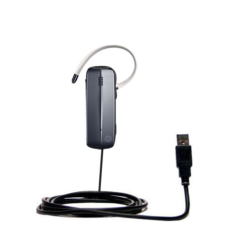 Classic Straight USB Cable suitable for the Motorola FINITI with Power Hot Sync and Charge Capabilities - Uses Gomadic TipExchange Technology
