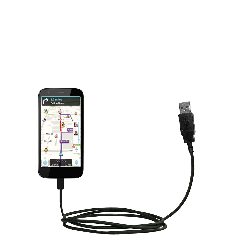 USB Cable compatible with the Motorola Moto G
