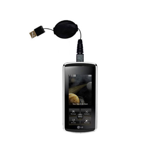 Retractable USB Power Port Ready charger cable designed for the Motorola VENUS and uses TipExchange