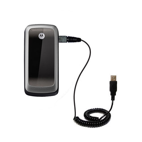 Coiled USB Cable compatible with the Motorola WX265