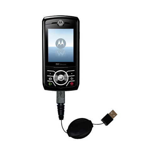 Retractable USB Power Port Ready charger cable designed for the Motorola Z Slider and uses TipExchange