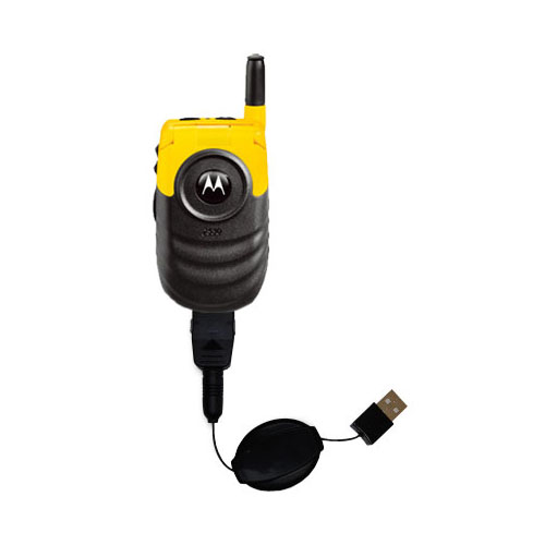 Retractable USB Power Port Ready charger cable designed for the Nextel i530 and uses TipExchange