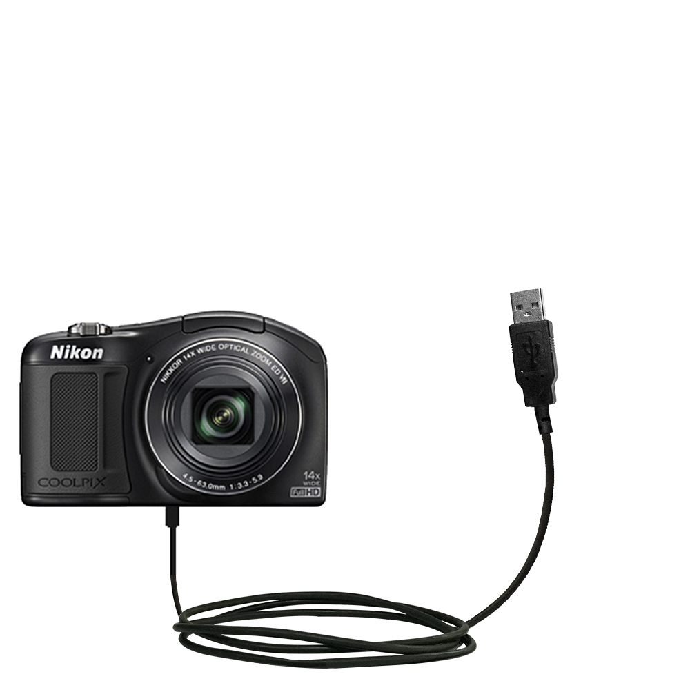 USB Data Cable compatible with the Nikon Coolpix L620