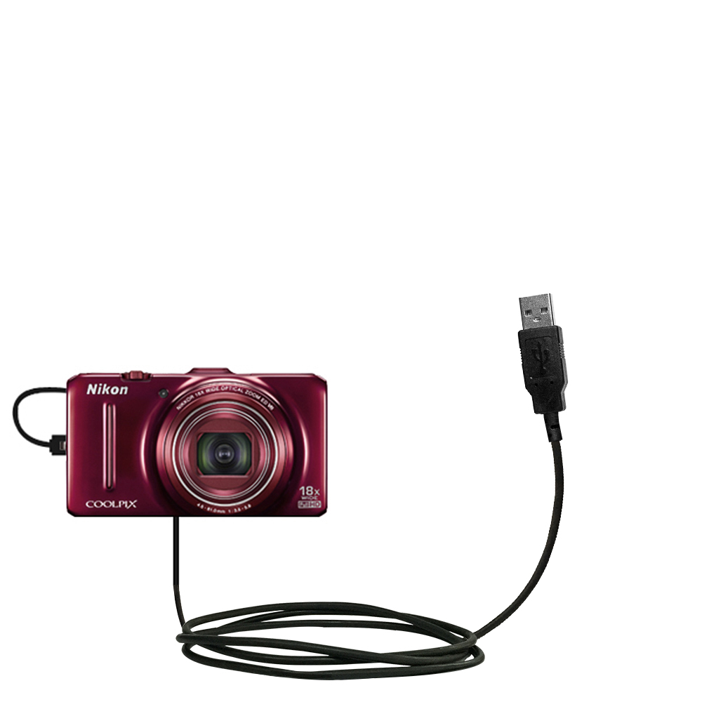 USB Cable compatible with the Nikon Coolpix S9200 / S9300