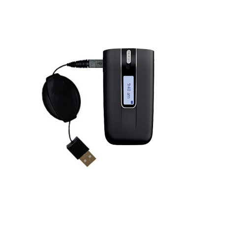 Retractable USB Power Port Ready charger cable designed for the Nokia 1606 and uses TipExchange