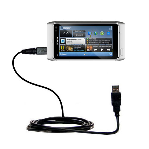 USB Data Cable compatible with the Nokia N8 / N98