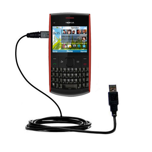 USB Data Cable compatible with the Nokia X2-01