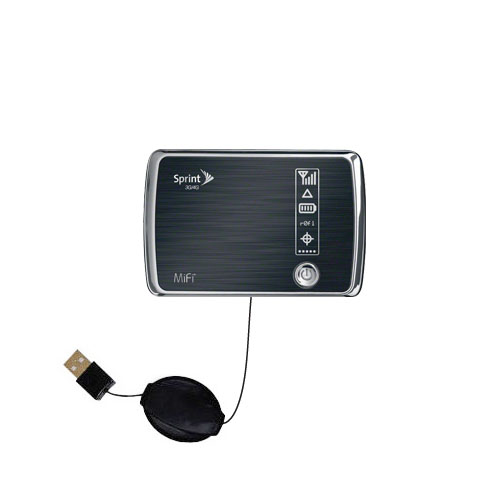Retractable USB Power Port Ready charger cable designed for the Novatel MIFI 4082 and uses TipExchange