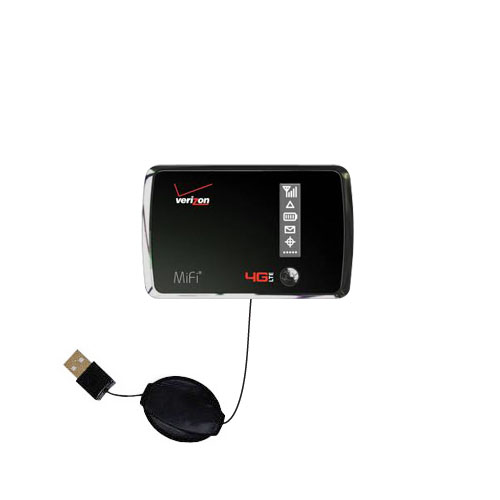 Retractable USB Power Port Ready charger cable designed for the Novatel MIFI 4510 and uses TipExchange