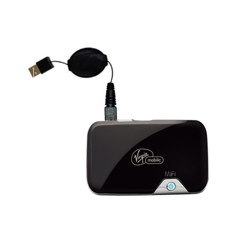Retractable USB Power Port Ready charger cable designed for the Novatel Mifi 2352 and uses TipExchange