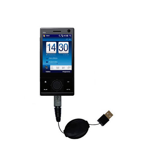 Retractable USB Power Port Ready charger cable designed for the O2 Ignito and uses TipExchange