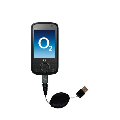 Retractable USB Power Port Ready charger cable designed for the O2 Orbit 2 / Orbit II and uses TipExchange