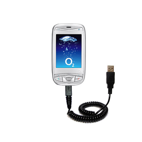 Coiled USB Cable compatible with the O2 XDA Mini Pro