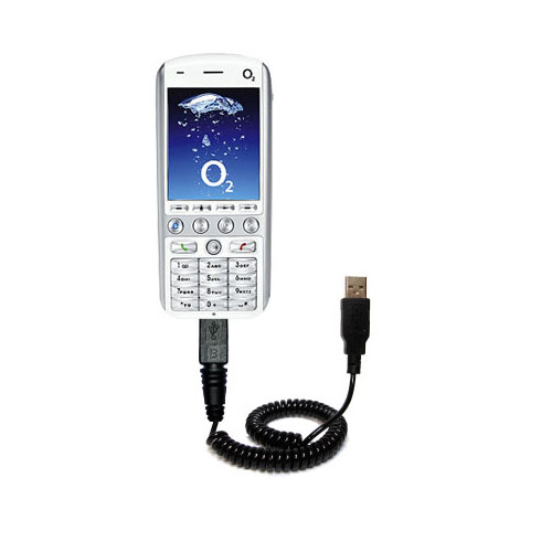 Coiled USB Cable compatible with the O2 XPhone IIm