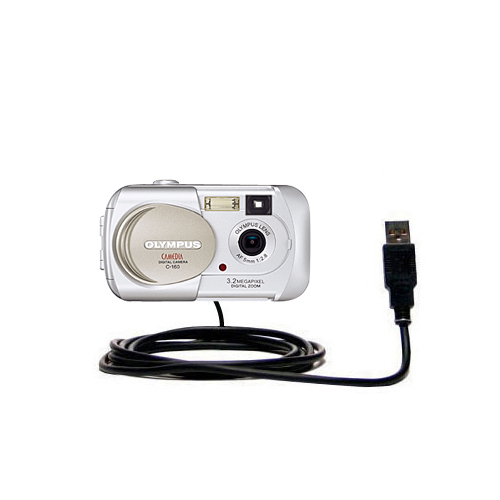 USB Data Cable compatible with the Olympus C-160 Zoom
