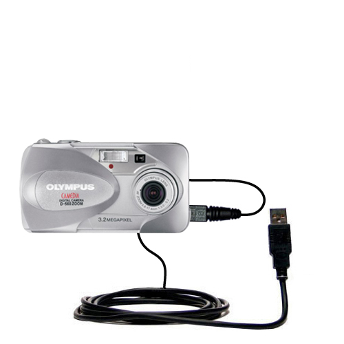 USB Data Cable compatible with the Olympus C-350 D-560 Zoom X-200
