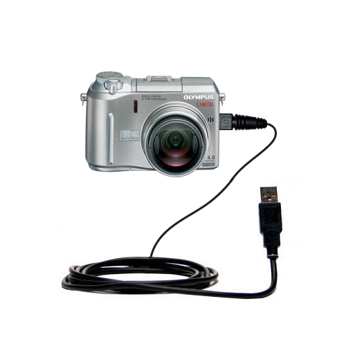USB Data Cable compatible with the Olympus C-740 Ultra Zoom