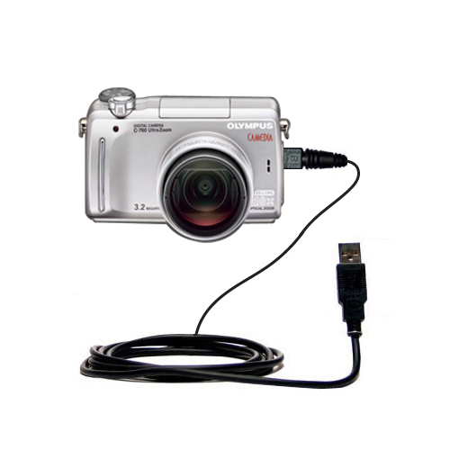 USB Data Cable compatible with the Olympus C-760 Ultra Zoom