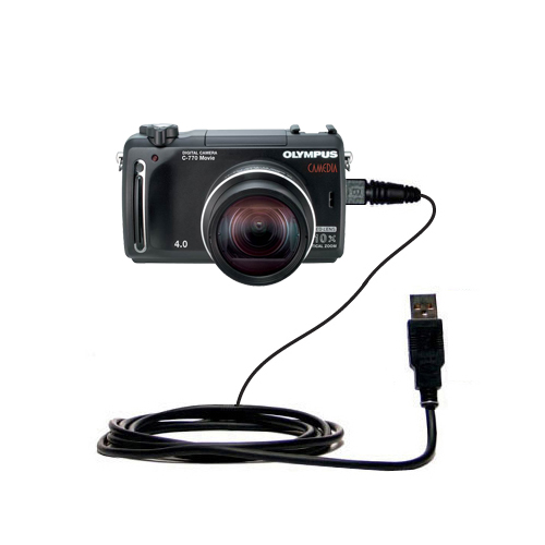 USB Data Cable compatible with the Olympus C-770 Ultra Zoom
