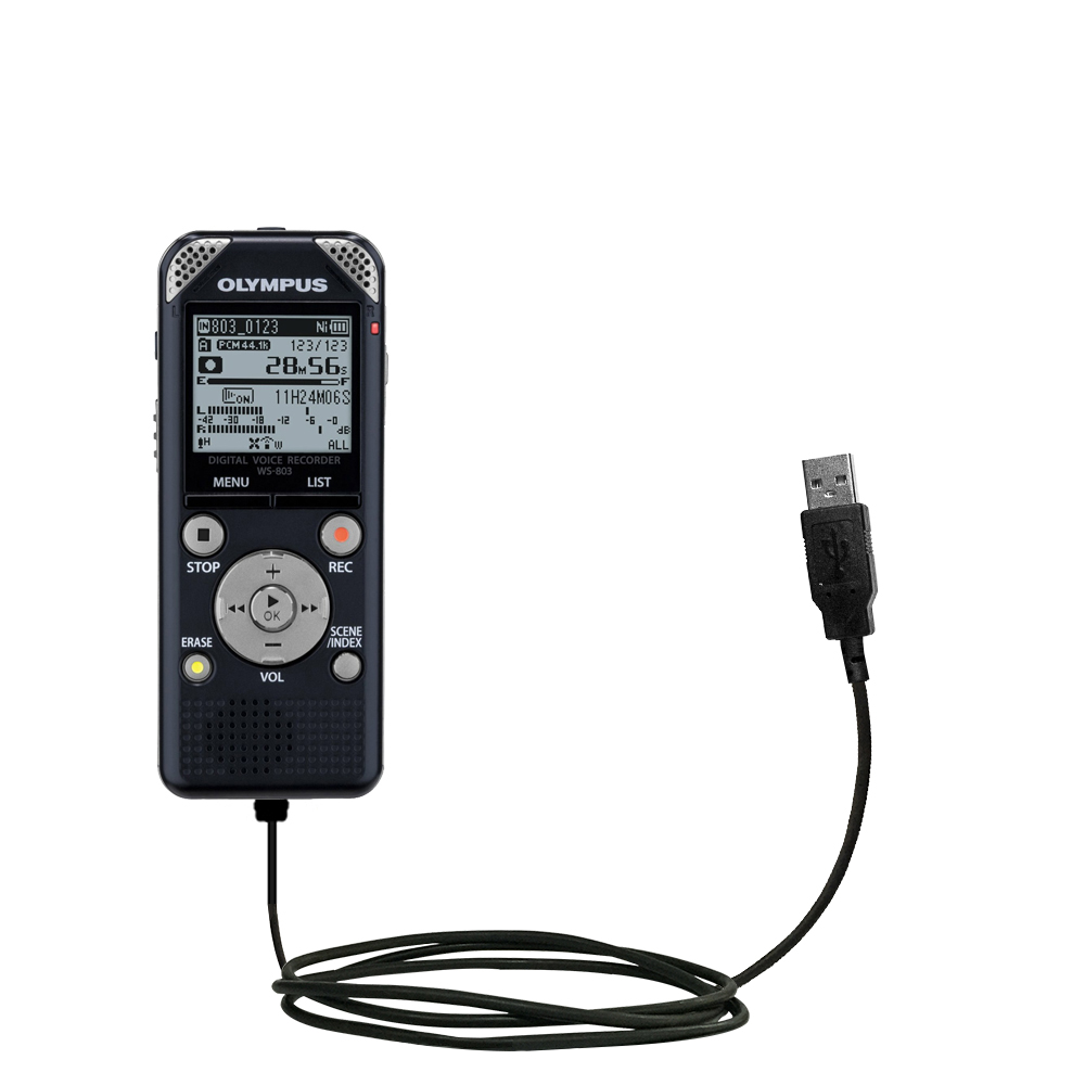 USB Cable compatible with the Olympus WS-802 / WS-803