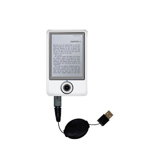 Retractable USB Power Port Ready charger cable designed for the Onyx Boox60 and uses TipExchange