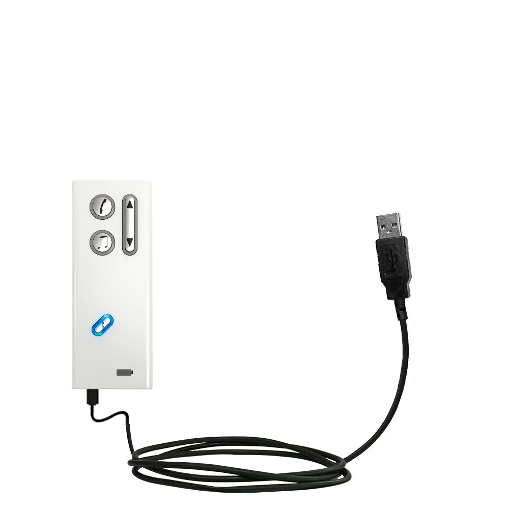 Classic Straight USB Cable suitable for the Oticon Streamer Pro with Power Hot Sync and Charge Capabilities - Uses Gomadic TipExchange Technology