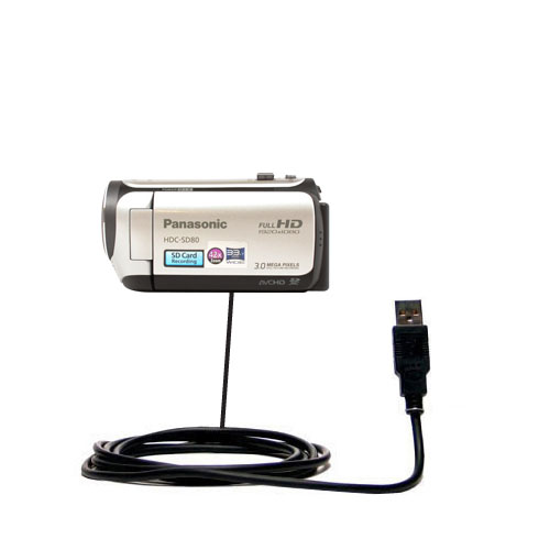USB Cable compatible with the Panasonic HDC-SD80 Camcorder
