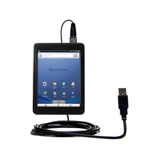 USB Cable compatible with the Pandigital Novel R70E200 - Black Model