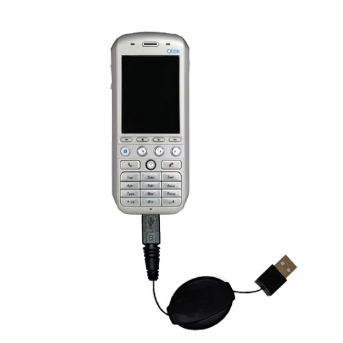 USB Power Port Ready retractable USB charge USB cable wired specifically for the Qtek 8300 and uses TipExchange