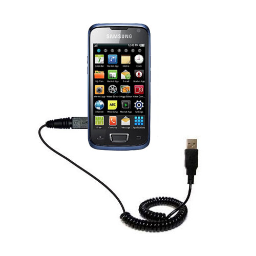 Coiled USB Cable compatible with the Samsung Beam Halo