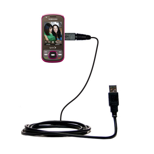 USB Cable compatible with the Samsung Exclaim SPH-M550