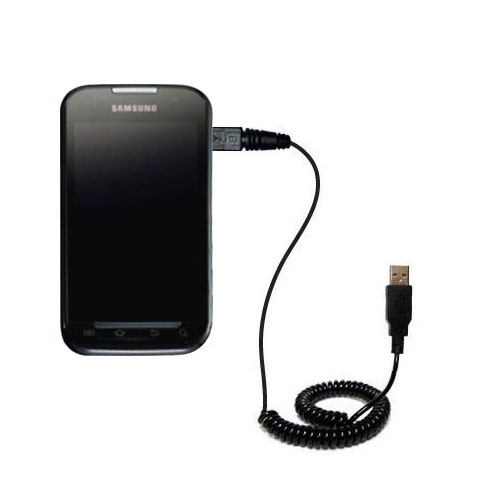 Coiled USB Cable compatible with the Samsung Forte