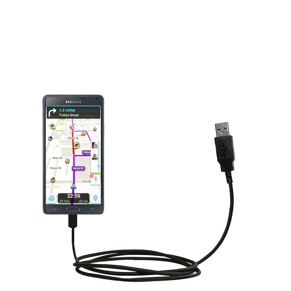 USB Cable compatible with the Samsung Galaxy Note 4