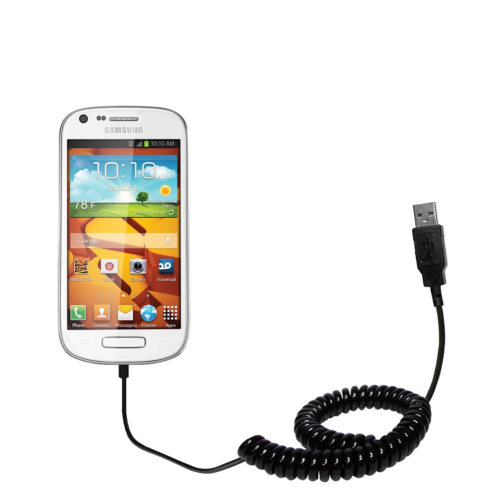 Coiled USB Cable compatible with the Samsung Galaxy Ring