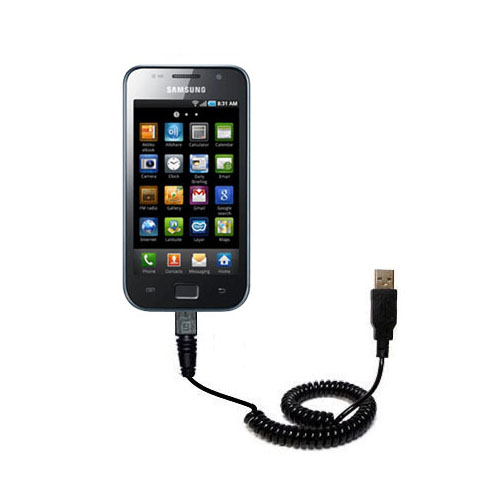 Coiled USB Cable compatible with the Samsung Galaxy SL