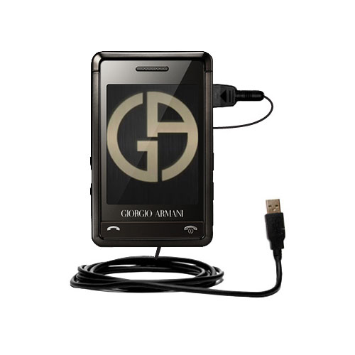 USB Cable compatible with the Samsung Giorgio Armani