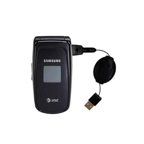 Retractable USB Power Port Ready charger cable designed for the Samsung Jayhawk and uses TipExchange