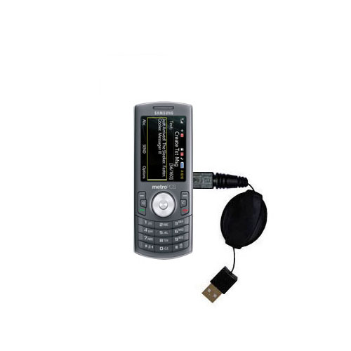Retractable USB Power Port Ready charger cable designed for the Samsung Messager II and uses TipExchange